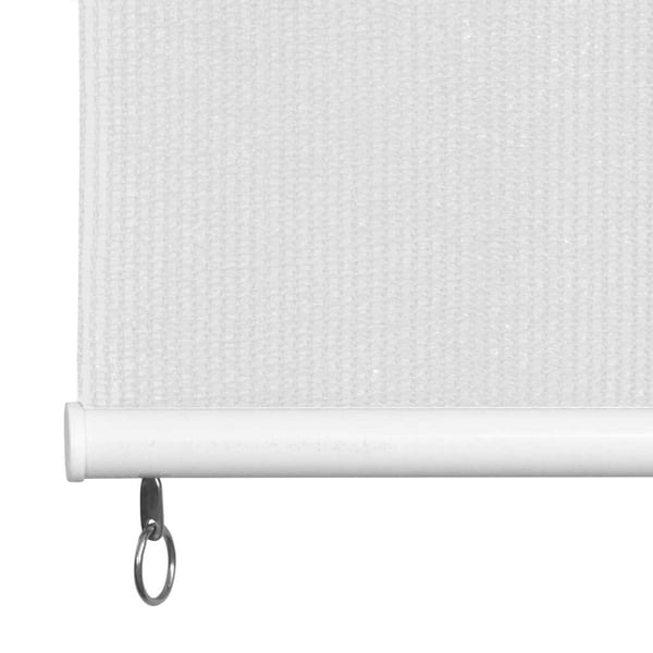 vidaXL Rullaverho ulkotiloihin 200x140 cm Valkoinen