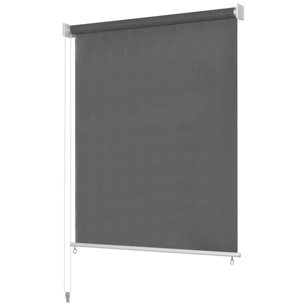 vidaXL udendørs rullegardin 350 x 140 cm antracitgrå