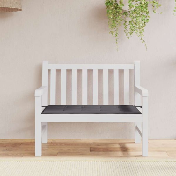 vidaXL hynde til havebænk 100x50x3 cm oxfordstof antracitgrå