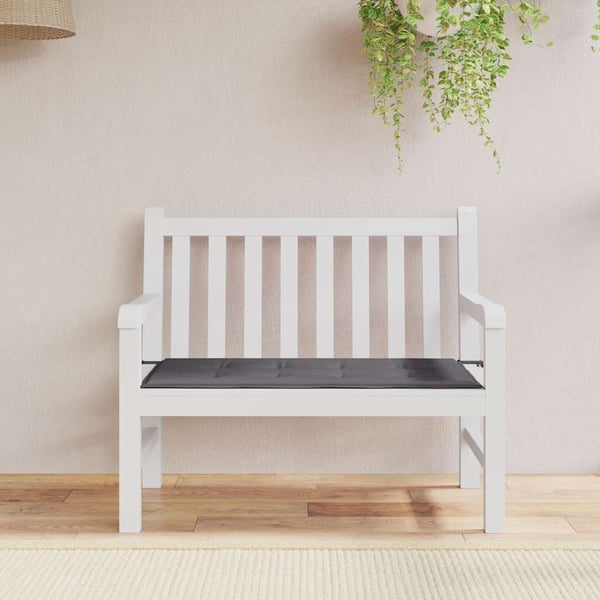 vidaXL hynde til havebænk 120x50x3 cm oxfordstof antracitgrå