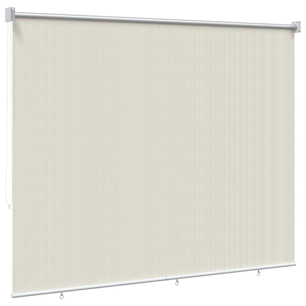 vidaXL udendørs rullegardin 180 x 140 cm cremehvid