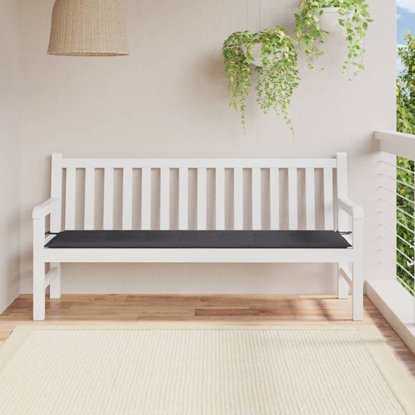 vidaXL hynde til havebænk 180x50x3 cm oxfordstof antracitgrå