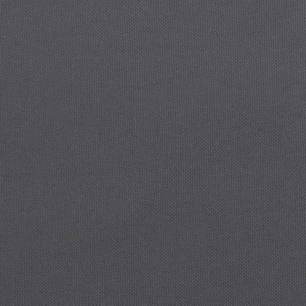 vidaXL stolehynder m. høj ryg 2 stk. 120x50x2 cm stof antracit