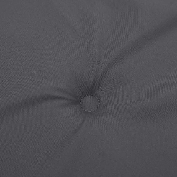 vidaXL stolehynder m. høj ryg 2 stk. 120x50x2 cm stof antracit