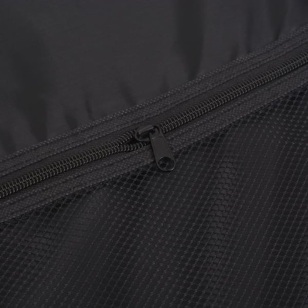 vidaXL Resväskor 3 svart soft case