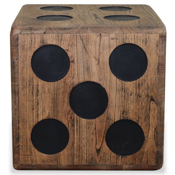 vidaXL opbevaringsboks minditræ 40 x 40 x 40 cm terningdesign