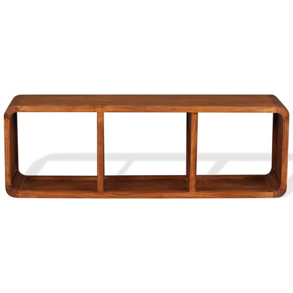 vidaXL tv-skab 120x30x40 cm massivt træ honningfarvet finish