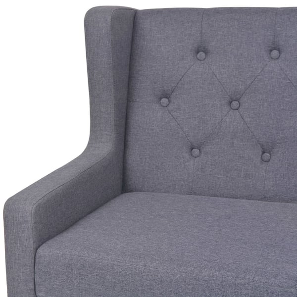 vidaXL sofasæt 2 dele stof grå