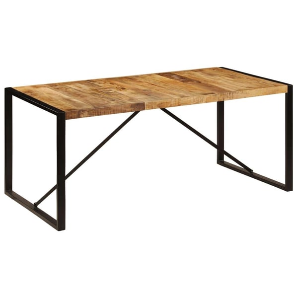 vidaXL Spisebord grovt mangotre 180 cm