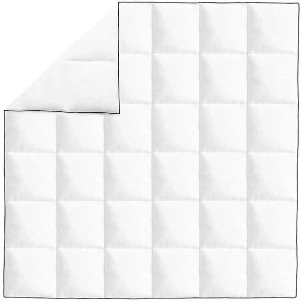 vidaXL vinterdyne med dun 200x200 cm