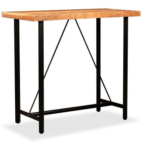 vidaXL Barbord heltre akasie 120x60x107 cm