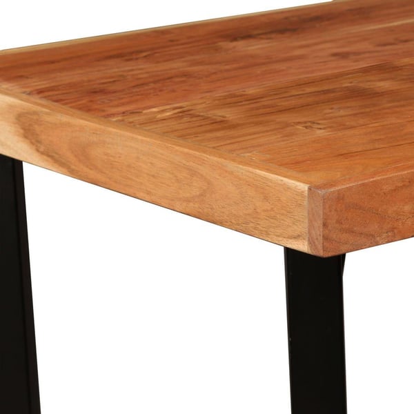 vidaXL Barbord heltre akasie 60x60x107 cm
