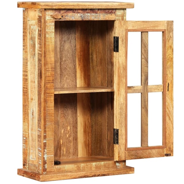 vidaXL Seinäkaappi kierrätetty puu 44x21x72 cm