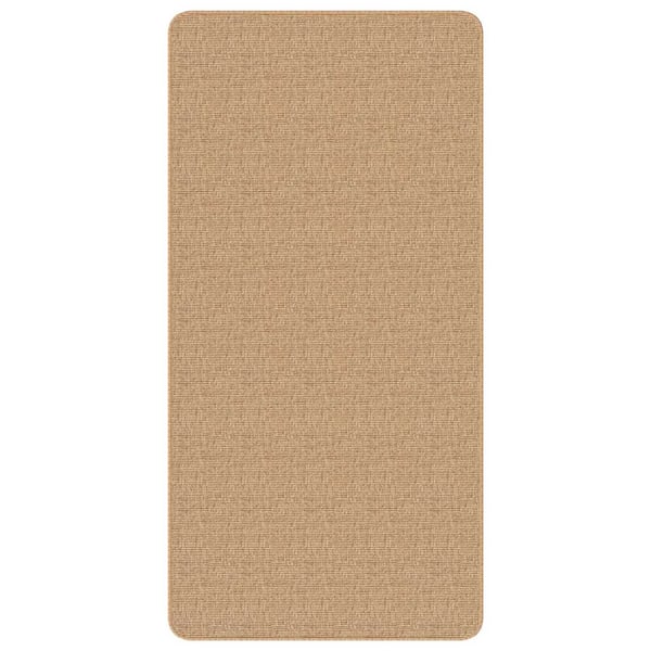 vidaXL Juteteppe med lateksbakside 80x160 cm naturell