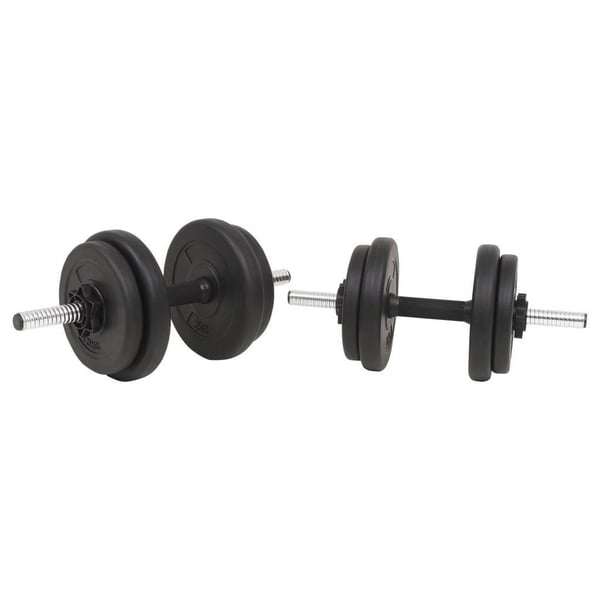 vidaXL Käsi- ja levypainosarja 30 kg