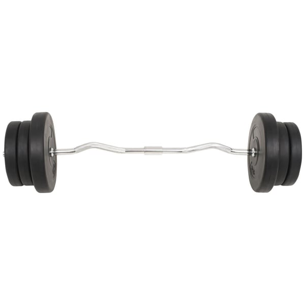 vidaXL vægtstangs- og håndvægtssæt 60 kg