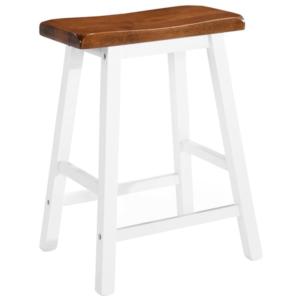 vidaXL Barstoler 2 stk heltre