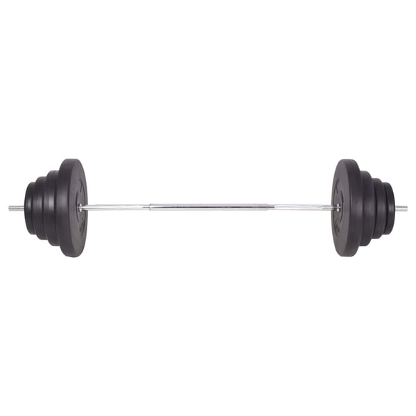 vidaXL vægtstangs- og håndvægtssæt 120 kg