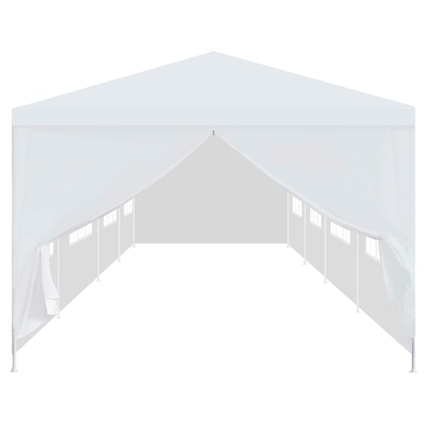 vidaXL Puutarhakatos 3x12 m valkoinen