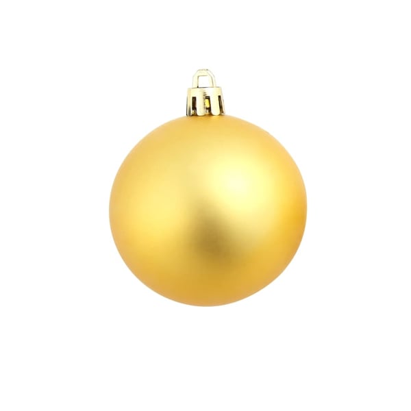 vidaXL julekuglesæt 100 stk. 3/4/6 cm guldfarvet