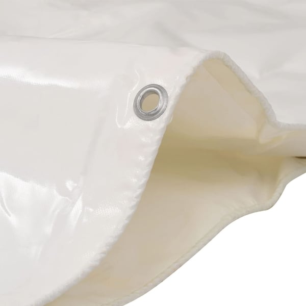 vidaXL Presenning 650 g/m² 3x4 m hvit