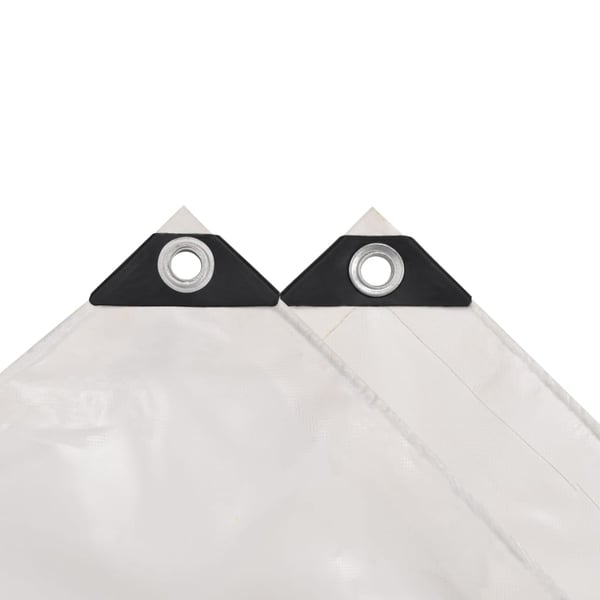 vidaXL Presenning 650 g/m² 3x5 m hvit