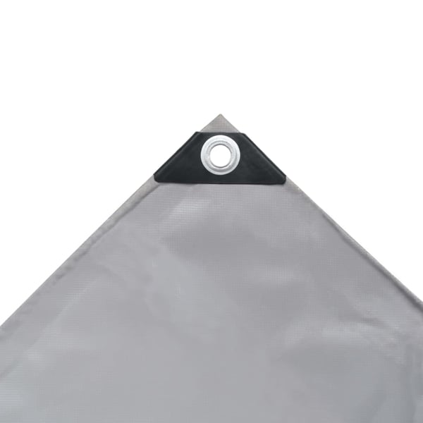 vidaXL Pressu 650 g/m² 3x6 m harmaa
