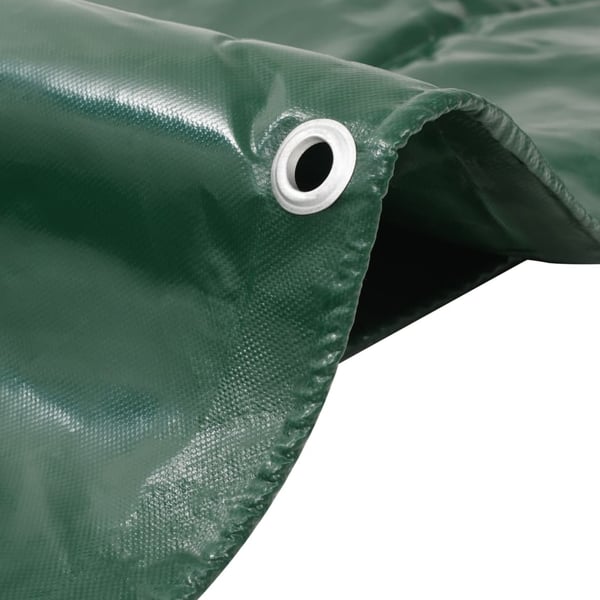 vidaXL Presenning 650 g/m² 3x4 mm grønn