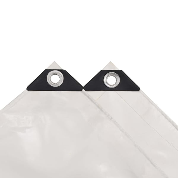 vidaXL presenning 650 g/m² 4 x 5 m hvid