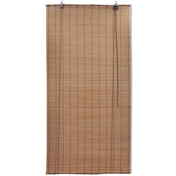 vidaXL Rullegardin bambus 140x220 cm brun
