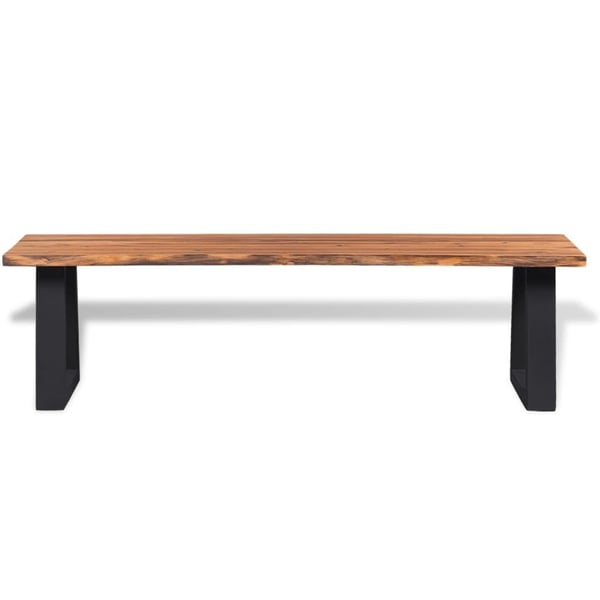 vidaXL Benk heltre akasie 145 cm