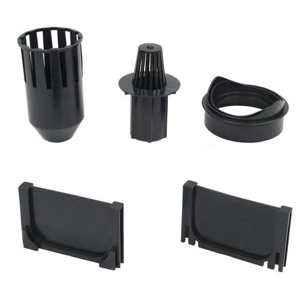vidaXL afvandingskanaler 6 stk. plastik 6 m