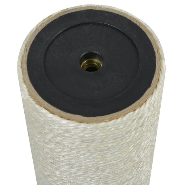 vidaXL Klorestativ til katt 8x55 cm 10 mm beige