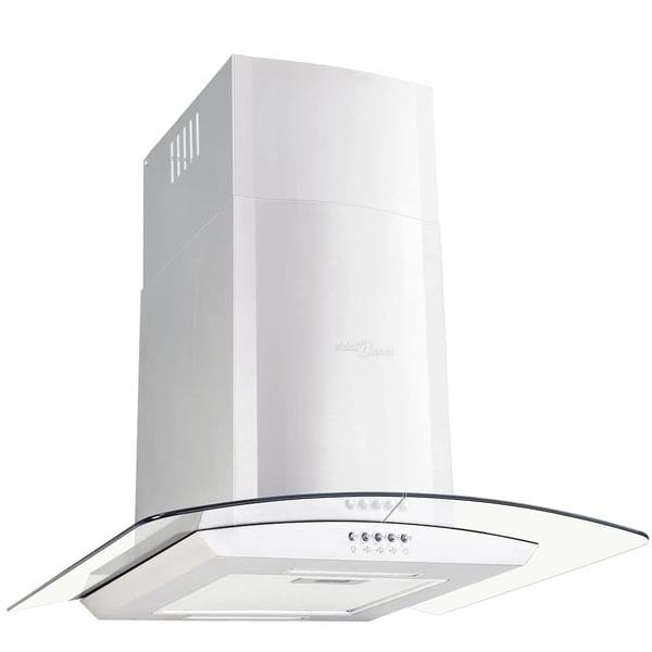 vidaXL vægmonteret emhætte 60 cm rustfrit stål 756 m³/t LED
