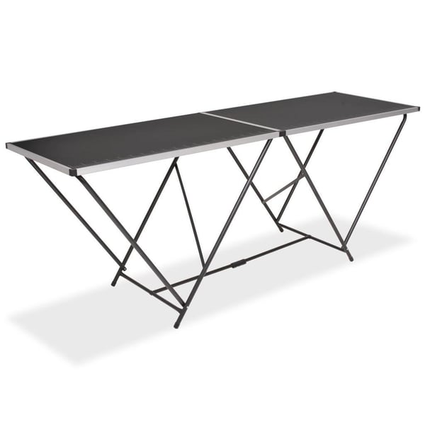 vidaXL Foldbart tapetbord MDF og aluminium 200x60x78 cm