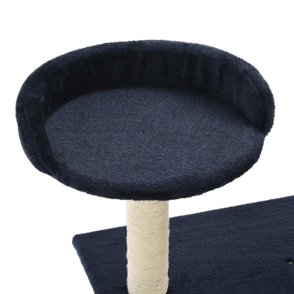 vidaXL Kloretre med klorestolper i sisal 95 cm mørkeblå