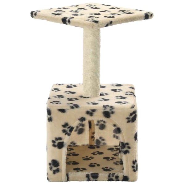vidaXL Kloretre med klorestolpe i sisal 55 cm poteavtrykk beige