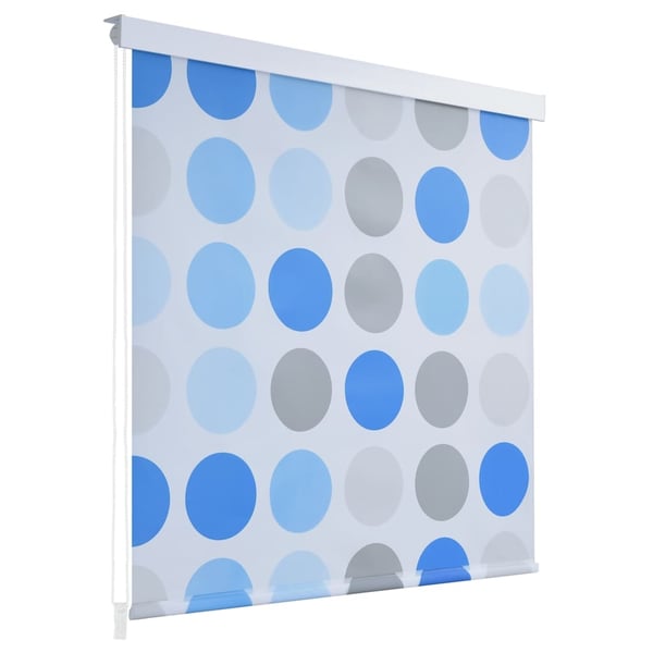 vidaXL rullegardin til badeværelse 140x240 cm cirkler