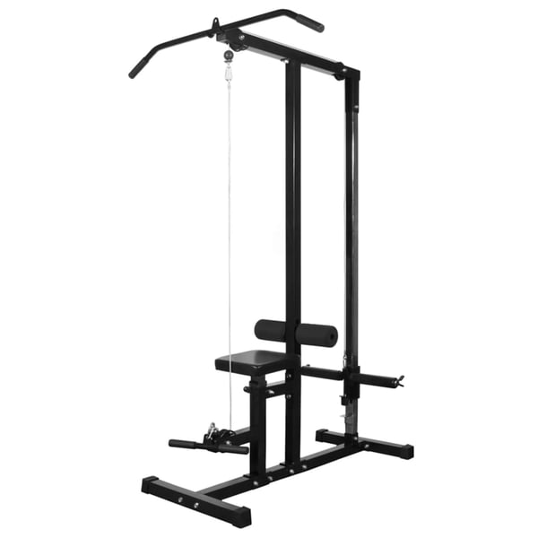 vidaXL Treningstårn med vektstang- og manualsett 60,5 kg