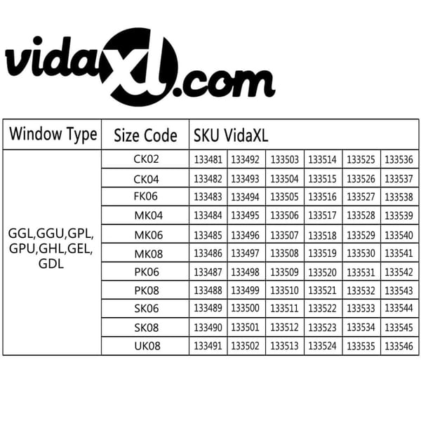 vidaXL mørklægningsgardin UK08 hvid
