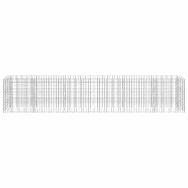 vidaXL Gabion høybed galvanisert stål 540x50x100 cm