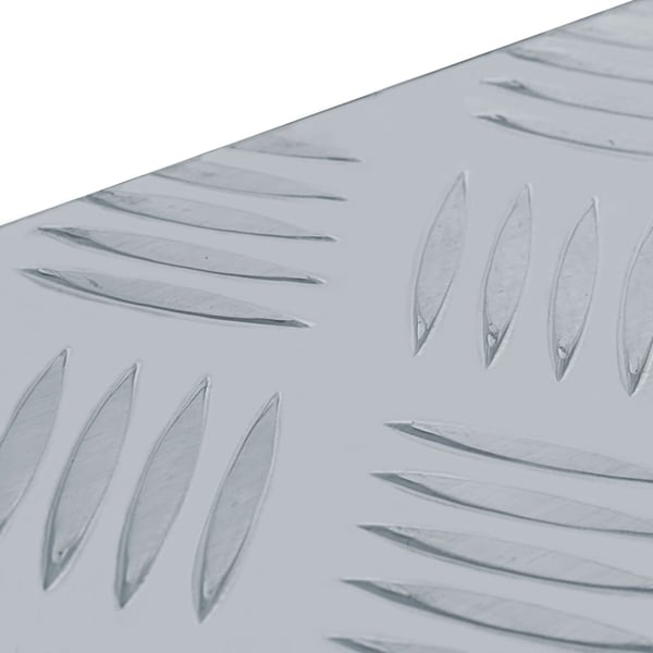vidaXL Aluminiumsboks 61,5x26,5x30 cm sølv