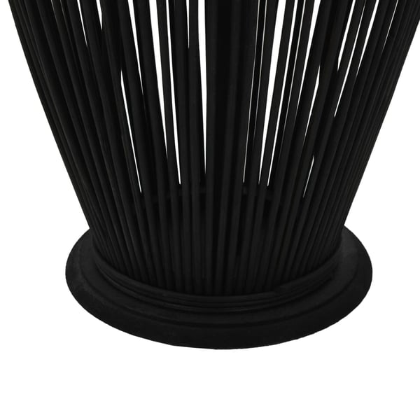 vidaXL Riippuva kynttilänpidike bambu musta 95 cm