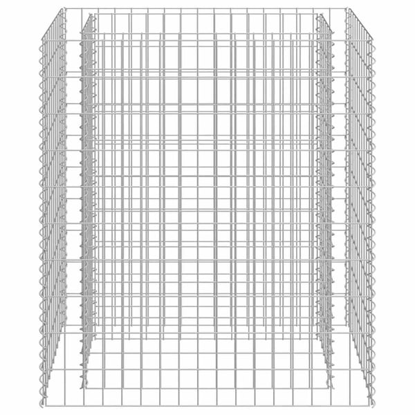vidaXL Gabion høybed galvanisert stål 90x50x100 cm