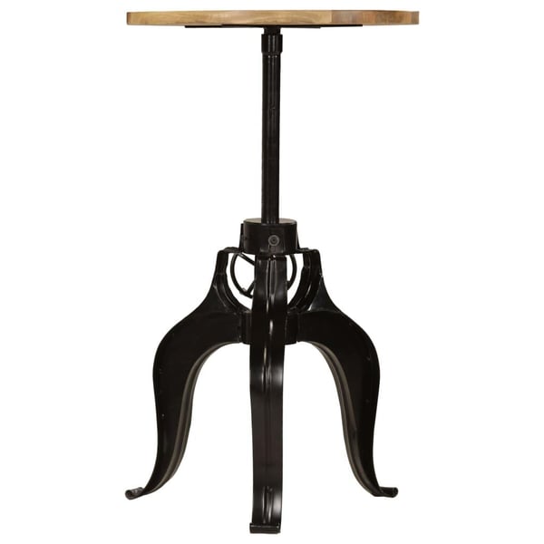 vidaXL Baaripöytä kiinteä mangopuu 60x(76-110) cm
