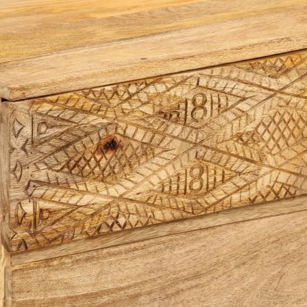 vidaXL TV-taso kiinteä mangopuu 110x30x40 cm