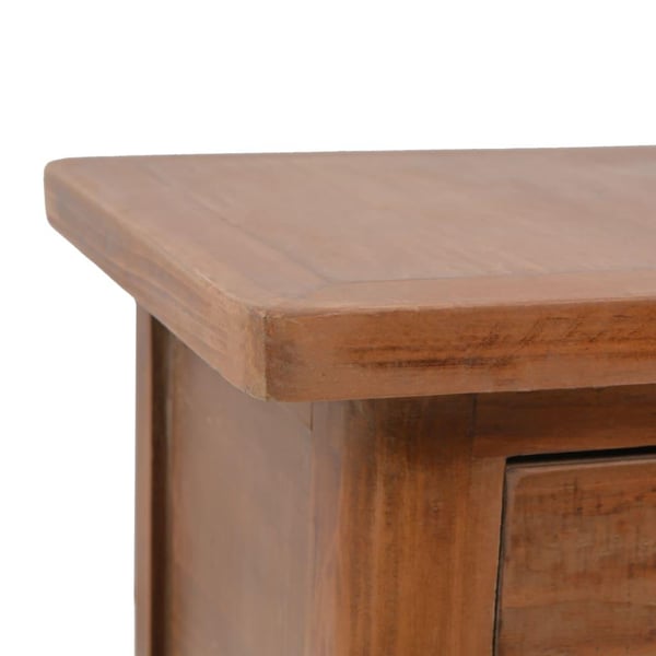 vidaXL Nattbord heltre gran 40x29x68 cm gran