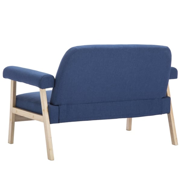 vidaXL topersoners sofa i stof blå