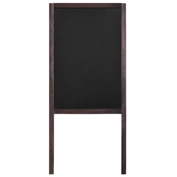 vidaXL dobbeltsidet tavle cedertræ fritstående 40 x 60 cm