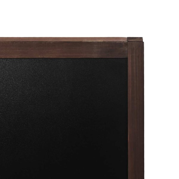 vidaXL dobbeltsidet tavle cedertræ fritstående 40 x 60 cm